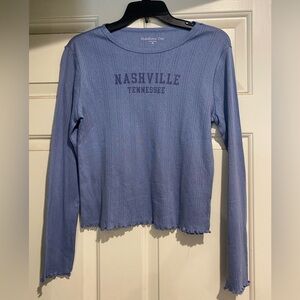 Nashville Tennessee long sleeve tee medium NEW
